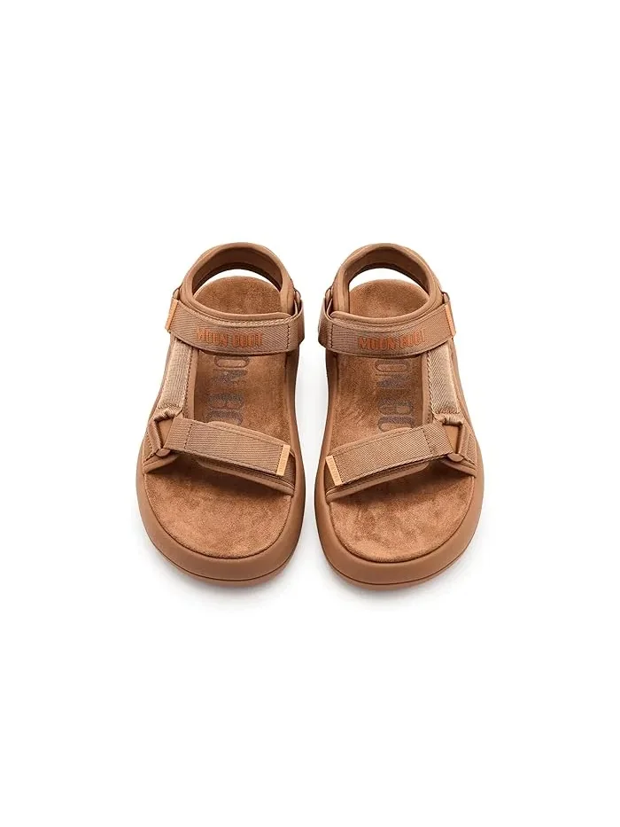 Сандалии Moon Boot Super Sandal — изображение 2 из 4, коричневый