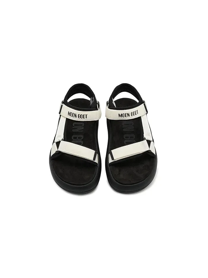 Сандалии Super Sandal Moon Boot — изображение 2 из 4, черный/белый