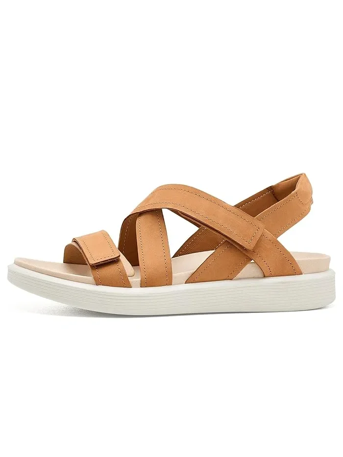 Сандалии ECCO Soft Cross Strap Lion Nubuck — изображение 4 из 4, левёй