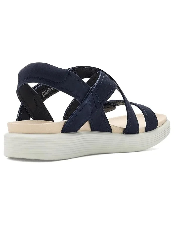 Сандалии ECCO Soft Cross Strap, Marine Nubuck — изображение 3 из 4, морской