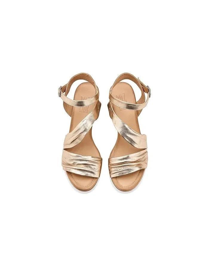 Босоножки на каблуке Capri Miz Mooz — изображение 2 из 4, золото