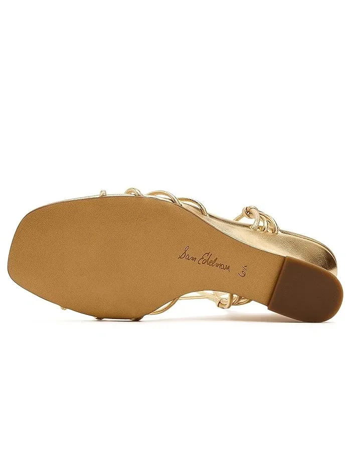 Босоножки с ремешками Daxton Sam Edelman — изображение 4 из 4, золотистый