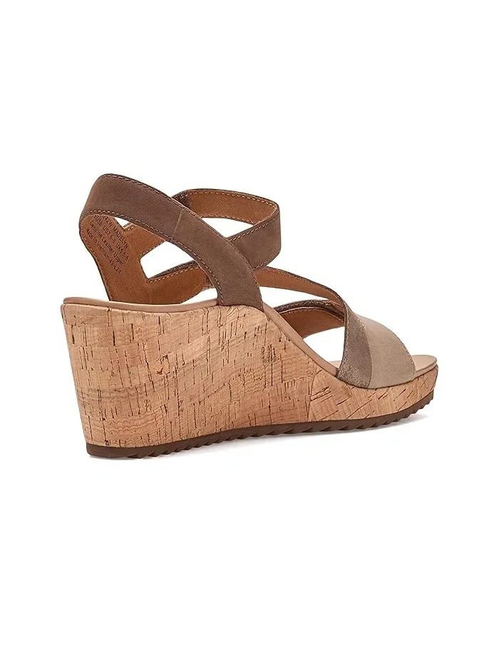Босоножки на танкетке Madelyn Wedge Sandal Aetrex — изображение 3 из 4, мульти