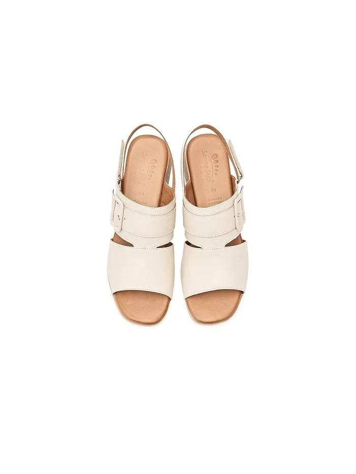 Босоножки на каблуке Acoliana Spring Step — изображение 2 из 4, кость