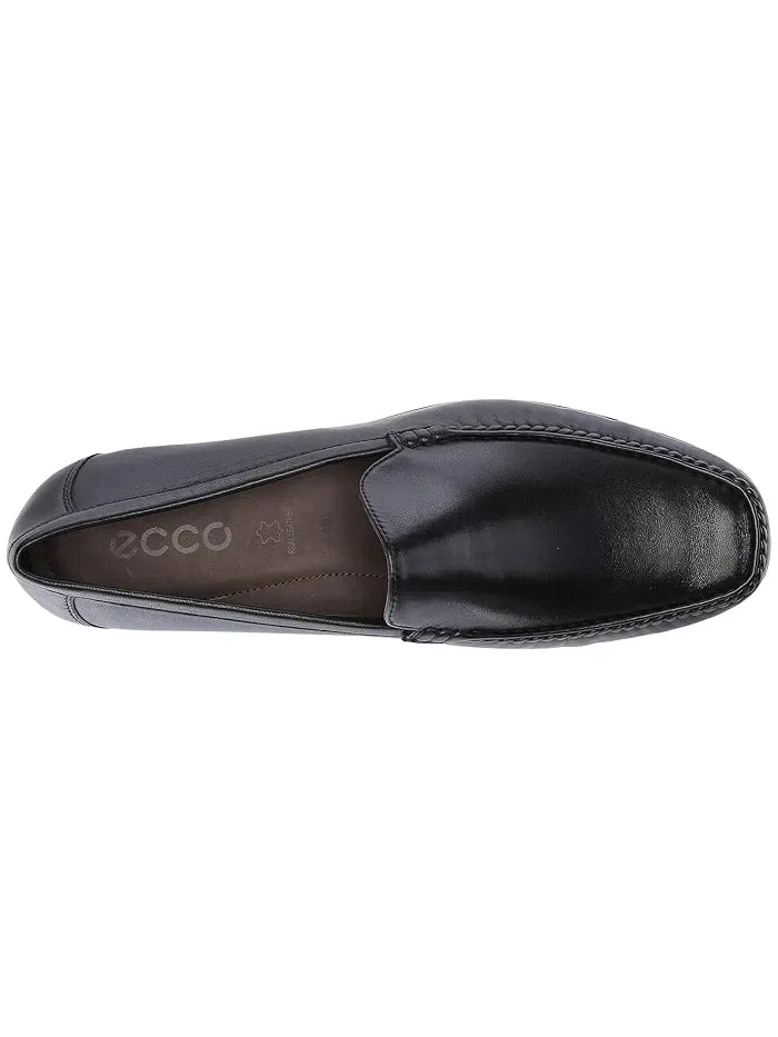 Туфли мокасины ECCO Dress Moc, кожаные — изображение 2 из 4, черный