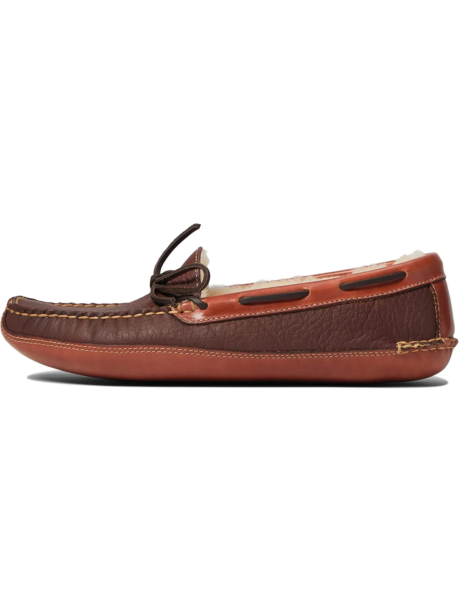 Слипперы Bison Double Sole Slipper Shearling Lined L.L.Bean — изображение 4 из 5, изюминный