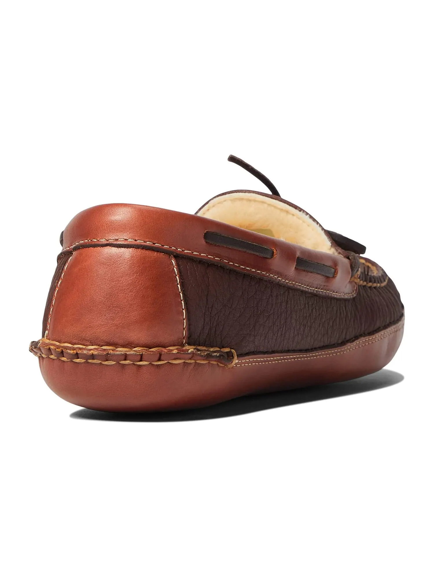 Слипперы Bison Double Sole Slipper Shearling Lined L.L.Bean — изображение 5 из 5, изюминный