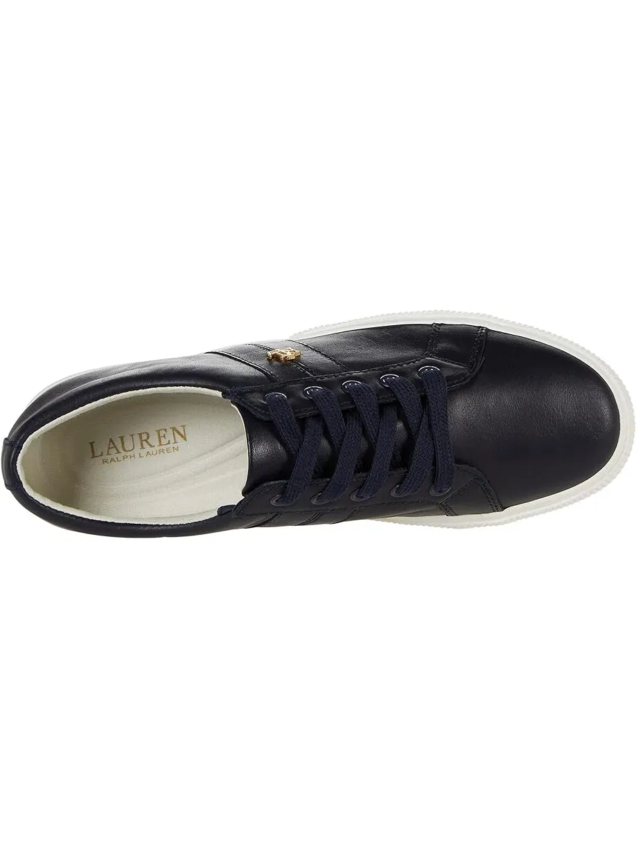 Кроссовки LAUREN Ralph Lauren Janson II Action Leather Sneaker — изображение 2 из 4, темно-синий