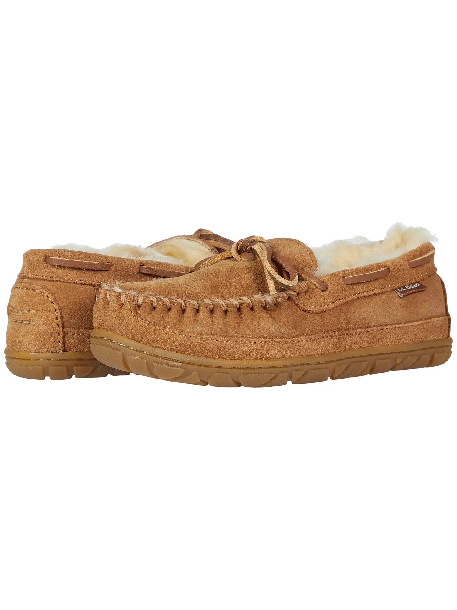 Домашняя обувь L.L.Bean Wicked Good Moc (Little Kid/Big Kid) — изображение 3 из 6, коричневый