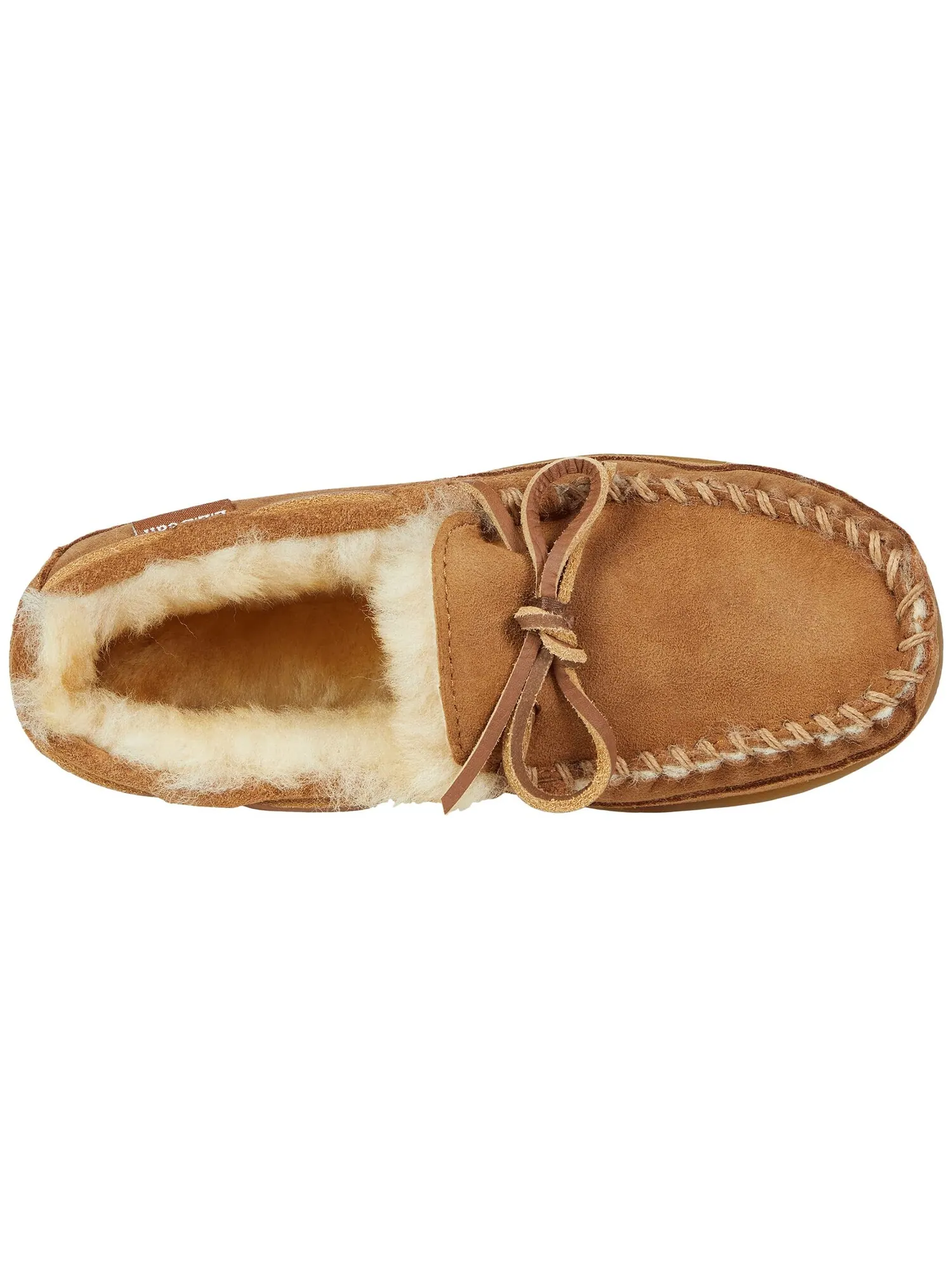 Домашняя обувь L.L.Bean Wicked Good Moc (Little Kid/Big Kid) — изображение 5 из 6, коричневый