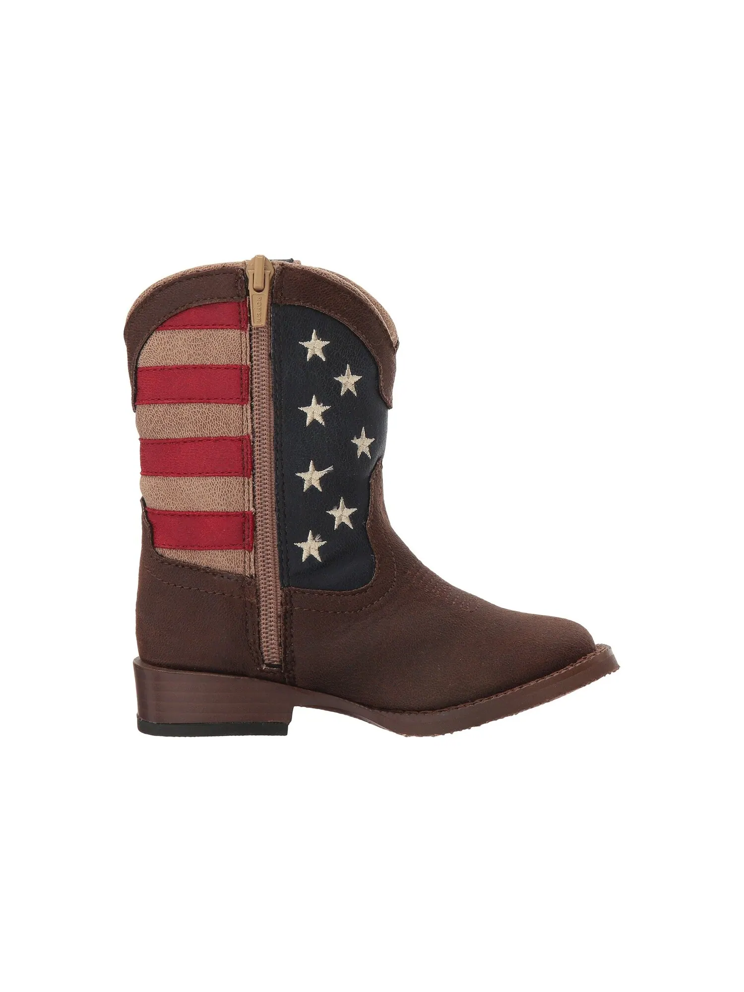 Ботинки Roper Kids American Patriot (Toddler) — изображение 4 из 7, коричневый