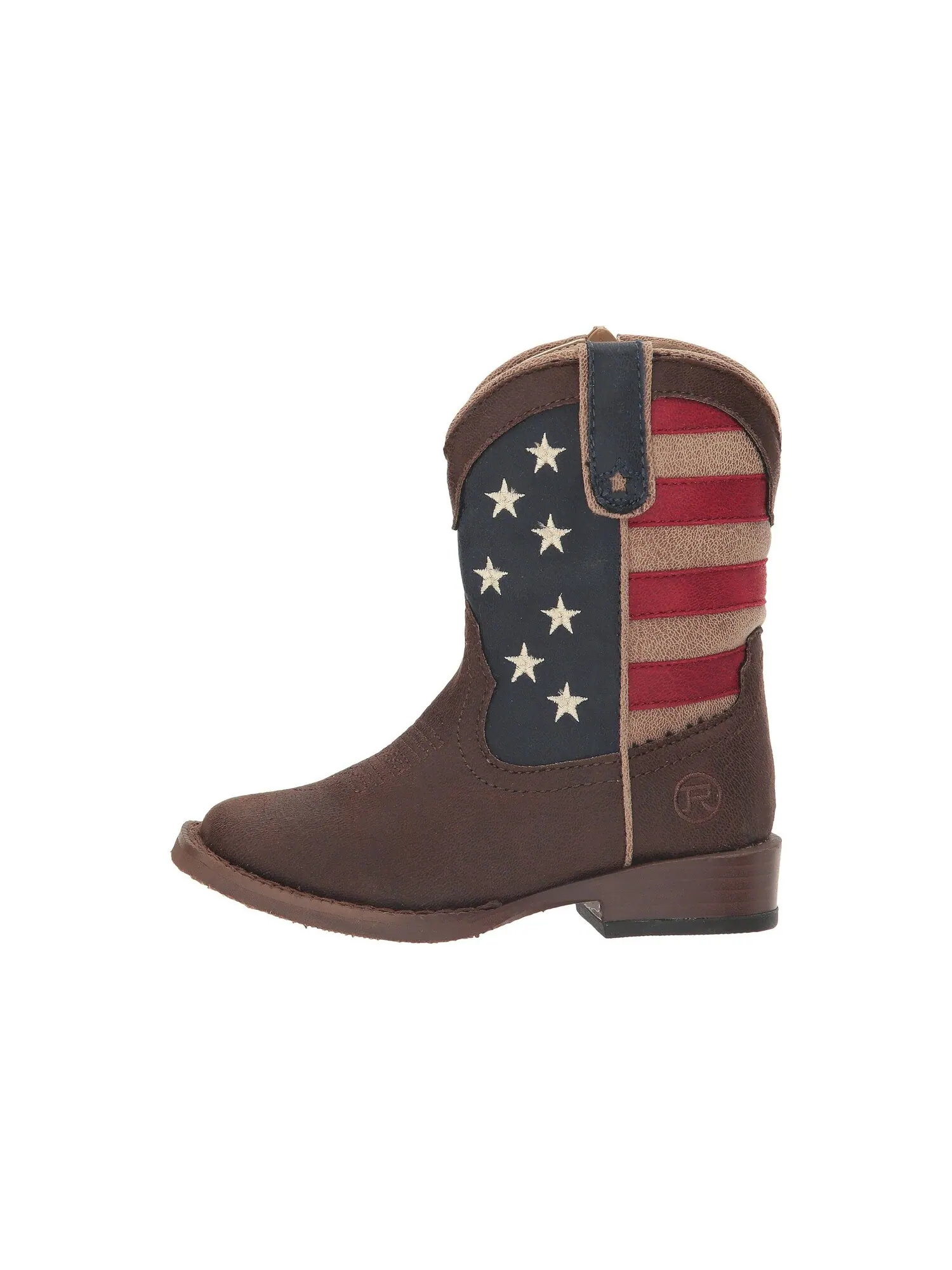 Ботинки Roper Kids American Patriot (Toddler) — изображение 7 из 7, коричневый