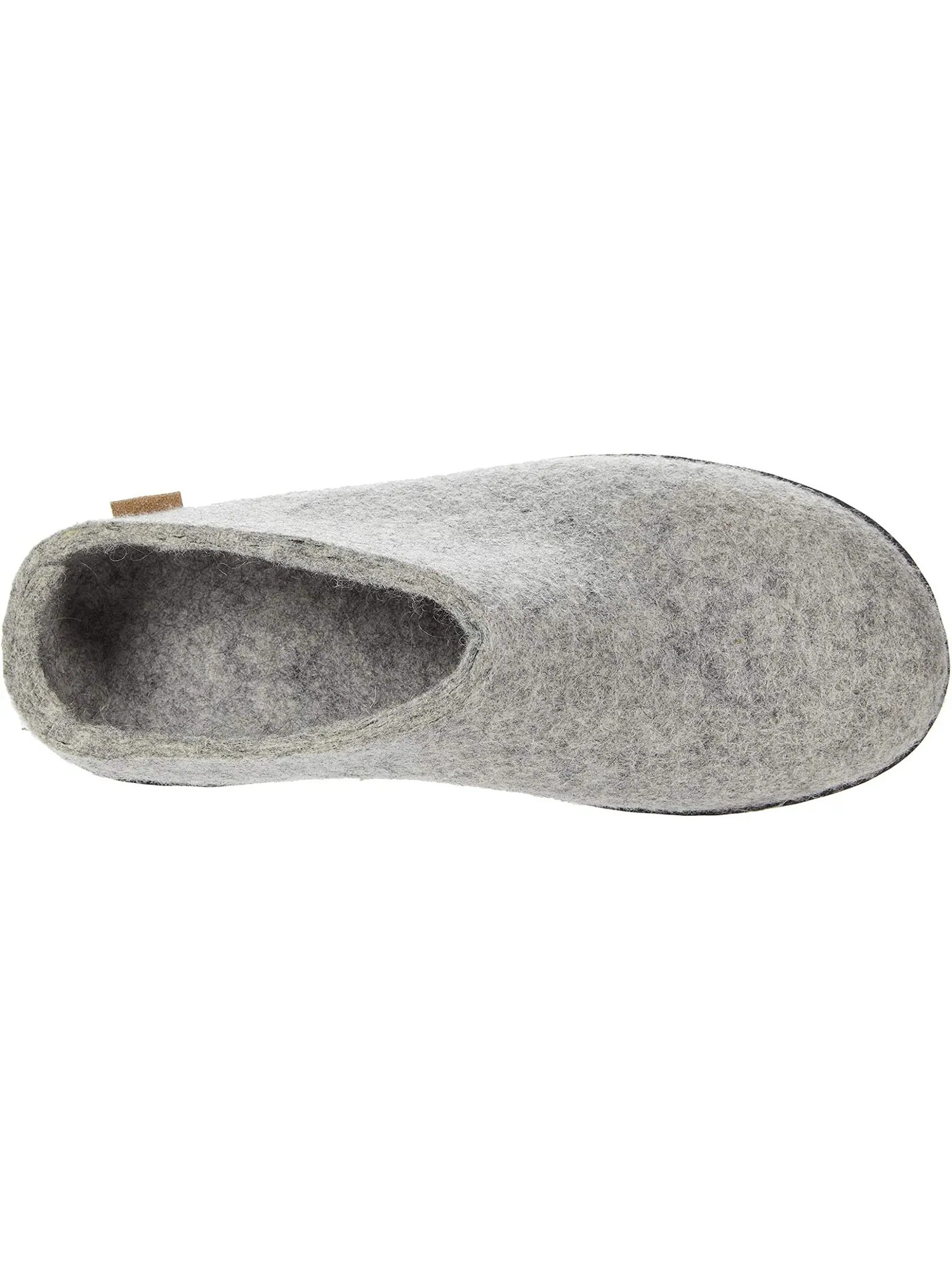 Сабо Wool Slip-On Rubber Outsole Glerups войлочные — изображение 1 из 5, серый/черный