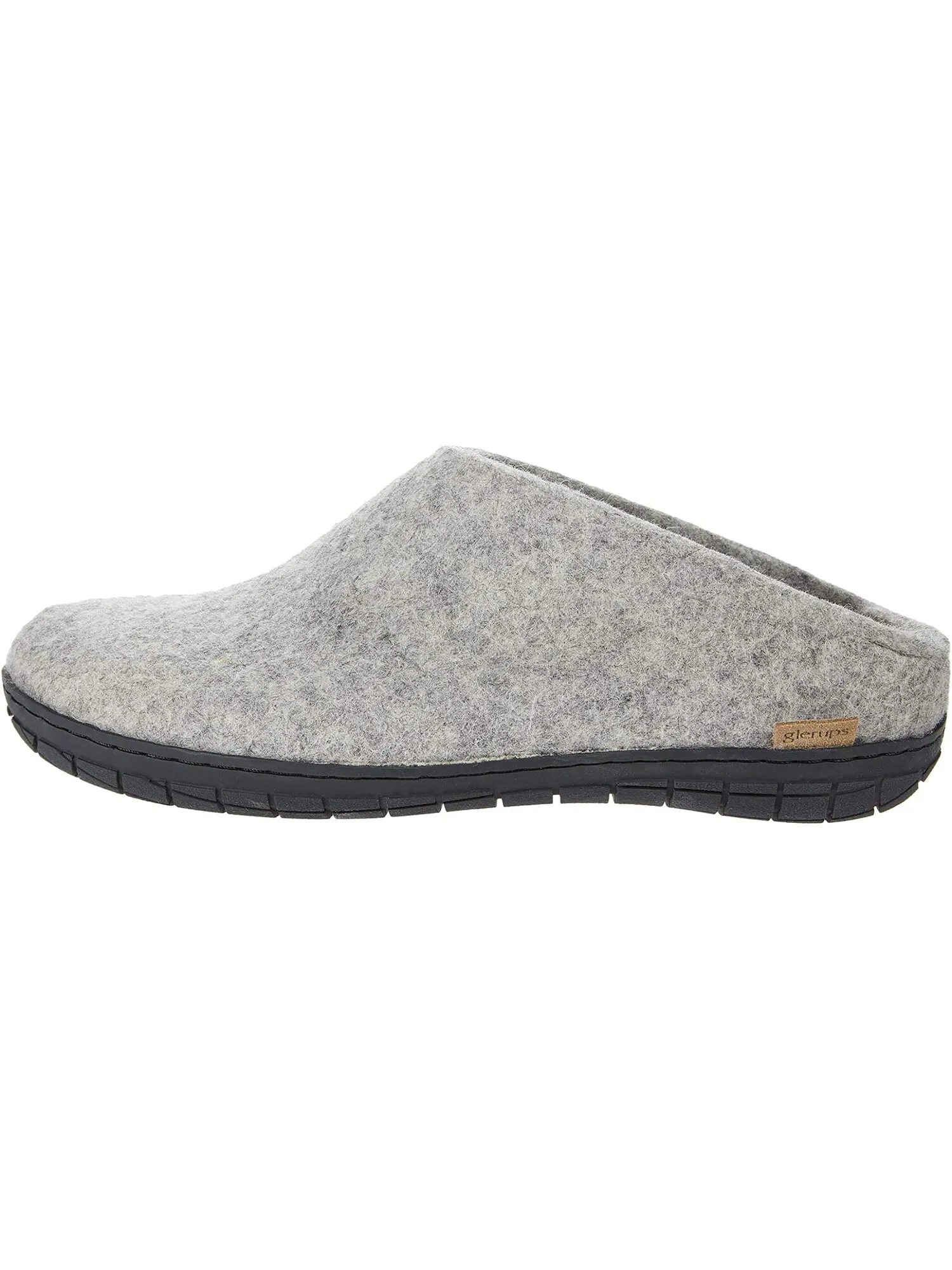 Сабо Wool Slip-On Rubber Outsole Glerups войлочные — изображение 3 из 5, серый/черный