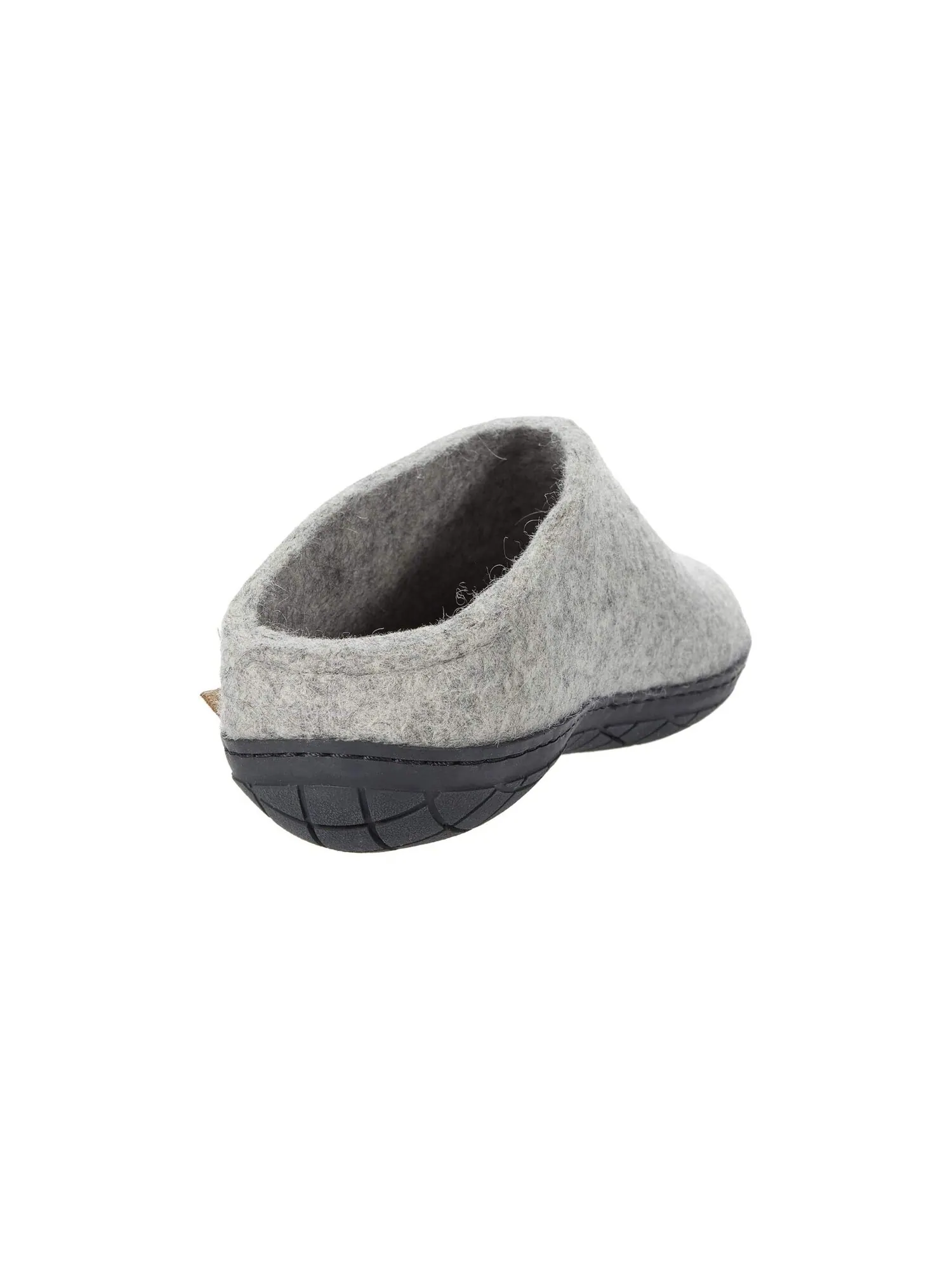 Сабо Wool Slip-On Rubber Outsole Glerups войлочные — изображение 4 из 5, серый/черный