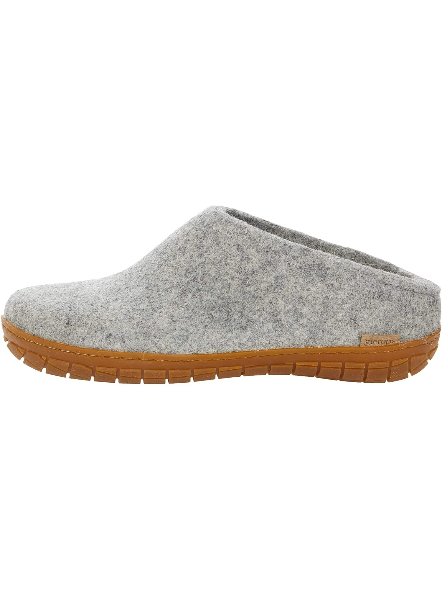 Сабо Wool Slip-On Rubber Outsole Glerups — изображение 3 из 5, серый