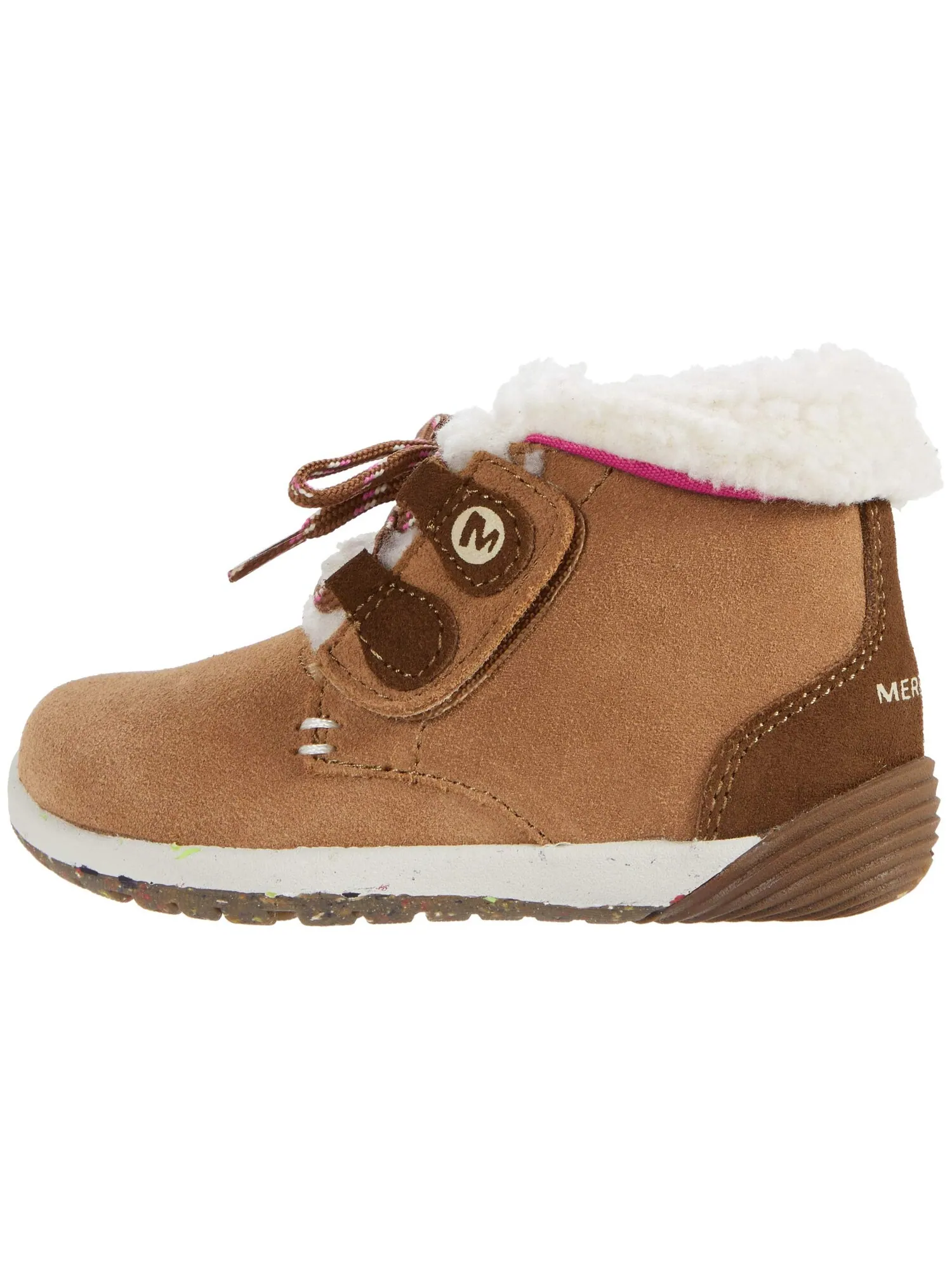 Ботинки Merrell Kids Bare Steps Cocoa (Toddler) — изображение 1 из 6, орех