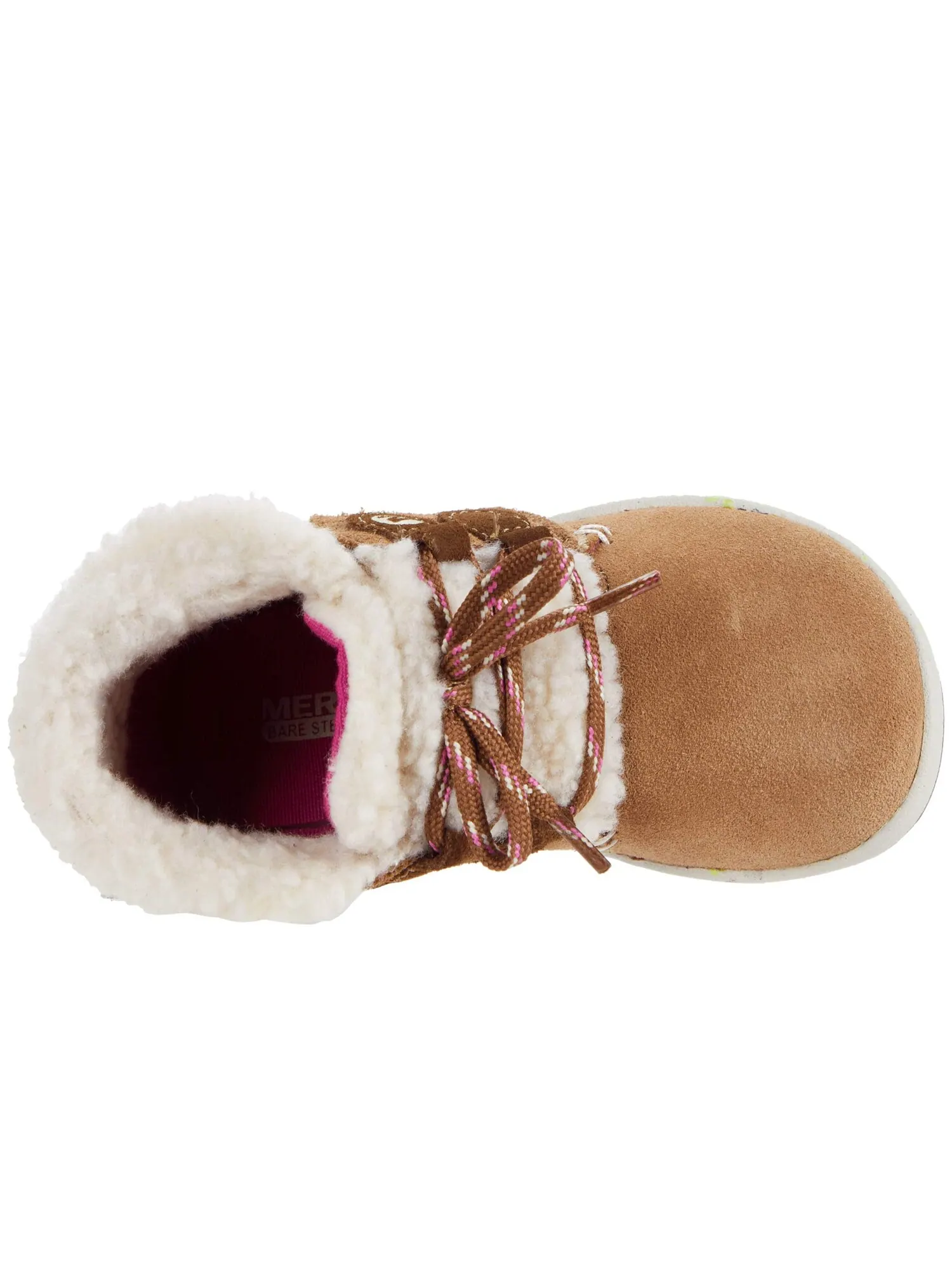 Ботинки Merrell Kids Bare Steps Cocoa (Toddler) — изображение 2 из 6, орех