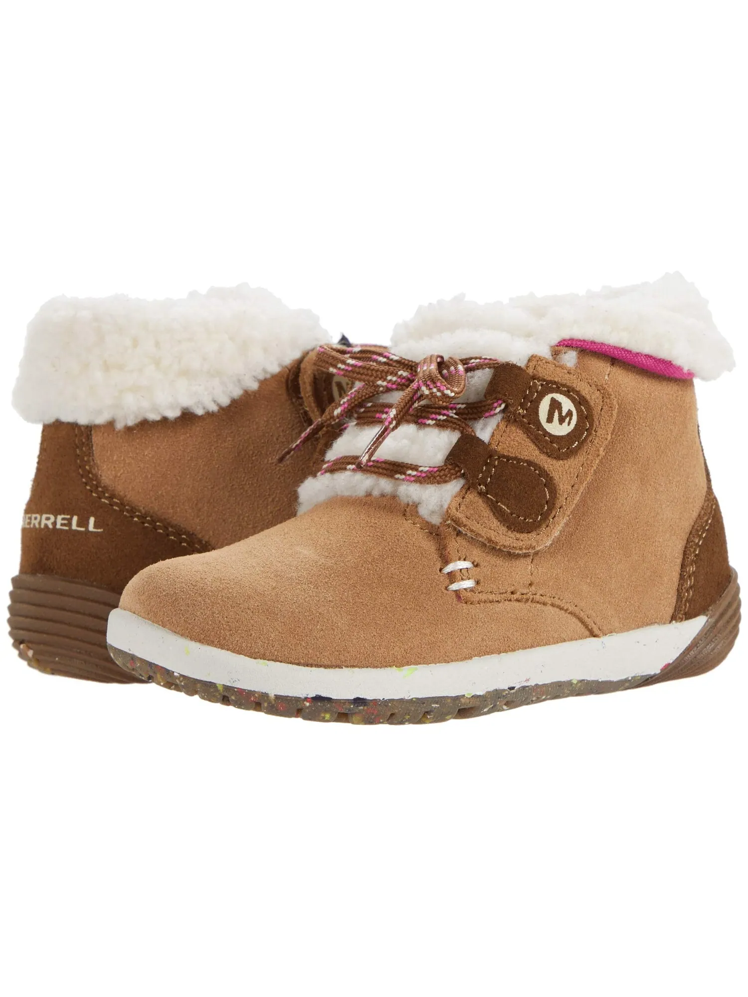 Ботинки Merrell Kids Bare Steps Cocoa (Toddler) — изображение 5 из 6, орех