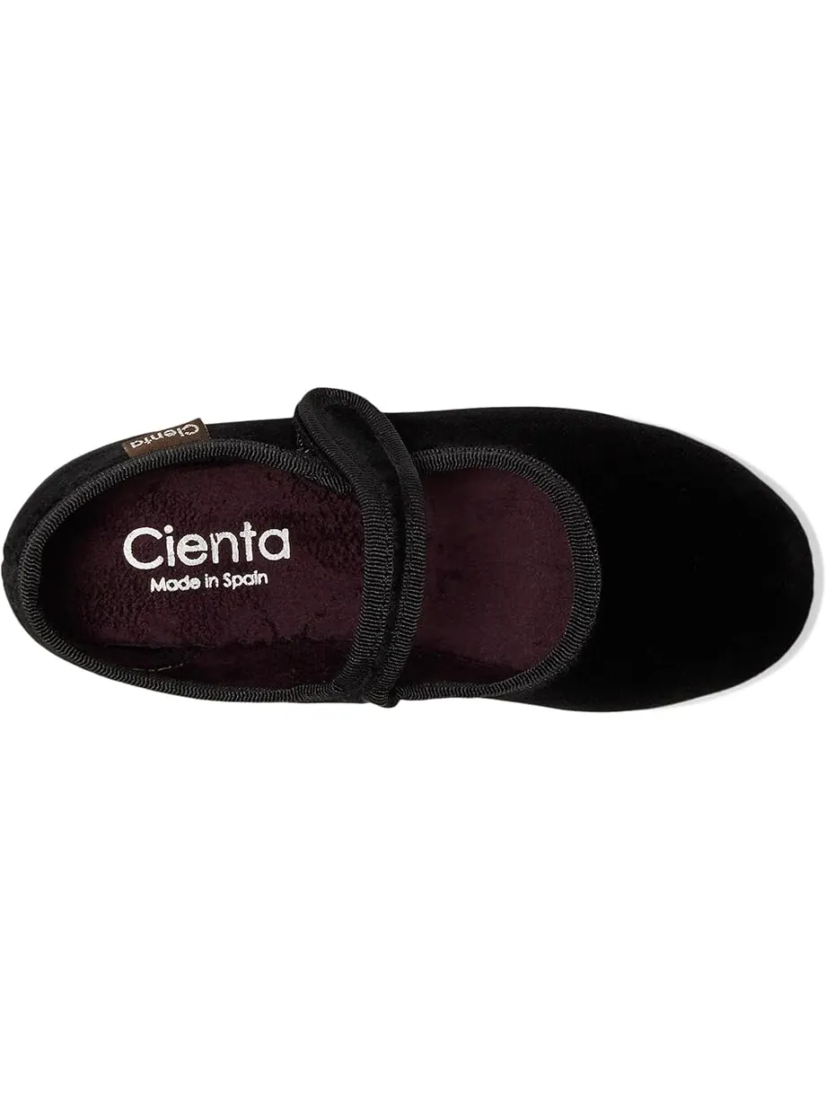 Детские балетки Cienta 500-075 (toddler/little kid/big kid) Cienta Kids Shoes — изображение 2 из 7, черный