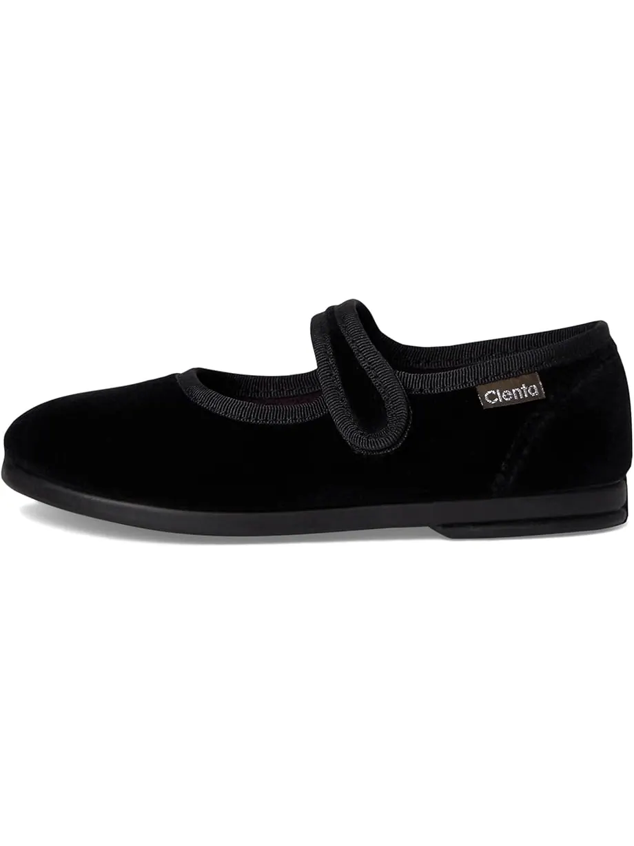 Детские балетки Cienta 500-075 (toddler/little kid/big kid) Cienta Kids Shoes — изображение 4 из 7, черный