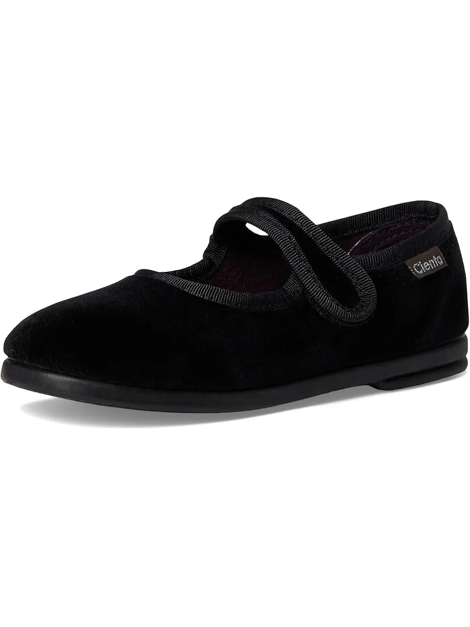 Детские балетки Cienta 500-075 (toddler/little kid/big kid) Cienta Kids Shoes — изображение 7 из 7, черный