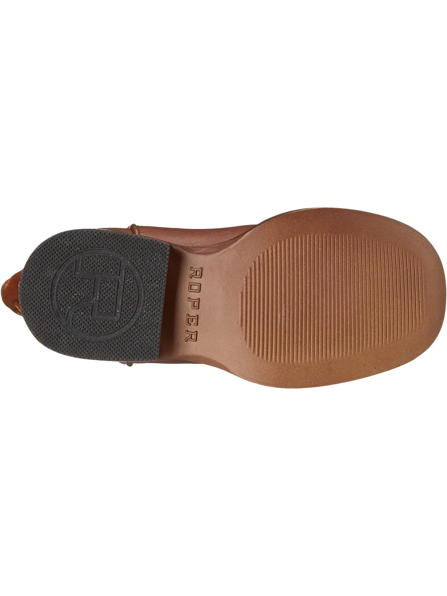 Ковбойские сапоги Texson Faux Leather Roper — изображение 3 из 7, коричневый