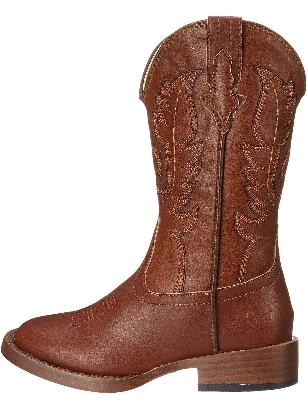 Ковбойские сапоги Texson Faux Leather Roper — изображение 4 из 7, коричневый