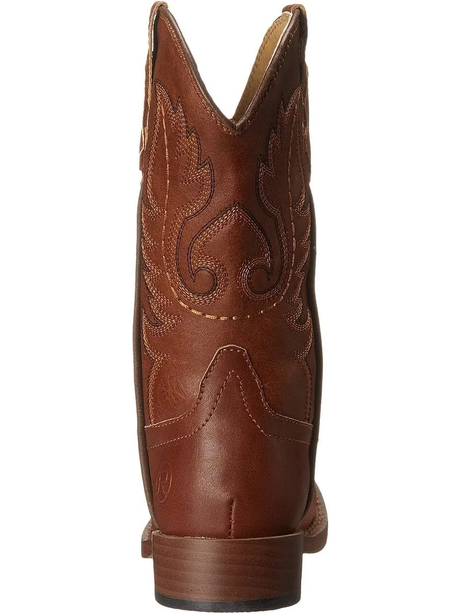 Ковбойские сапоги Texson Faux Leather Roper — изображение 5 из 7, коричневый