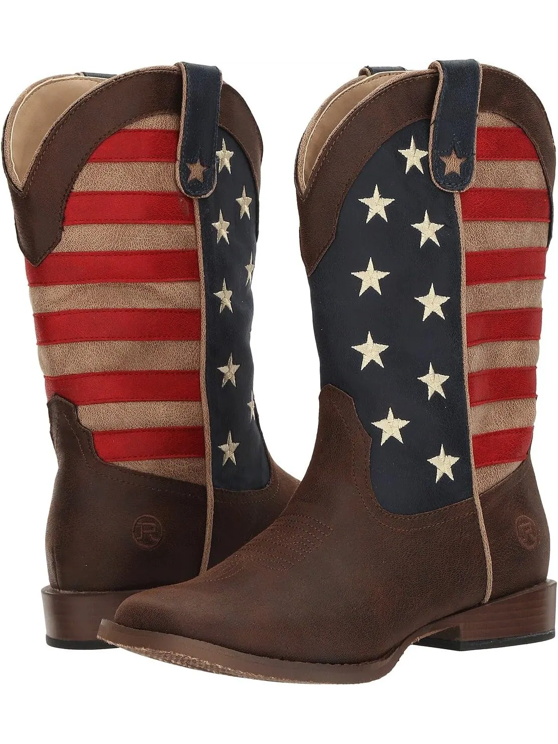 Ковбойские сапоги American Patriot Roper — изображение 1 из 7, коричневый
