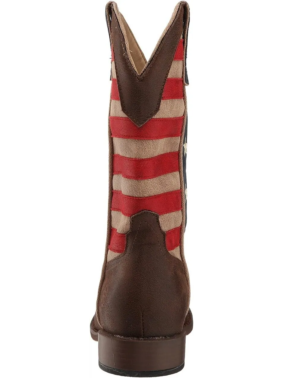 Ковбойские сапоги American Patriot Roper — изображение 5 из 7, коричневый