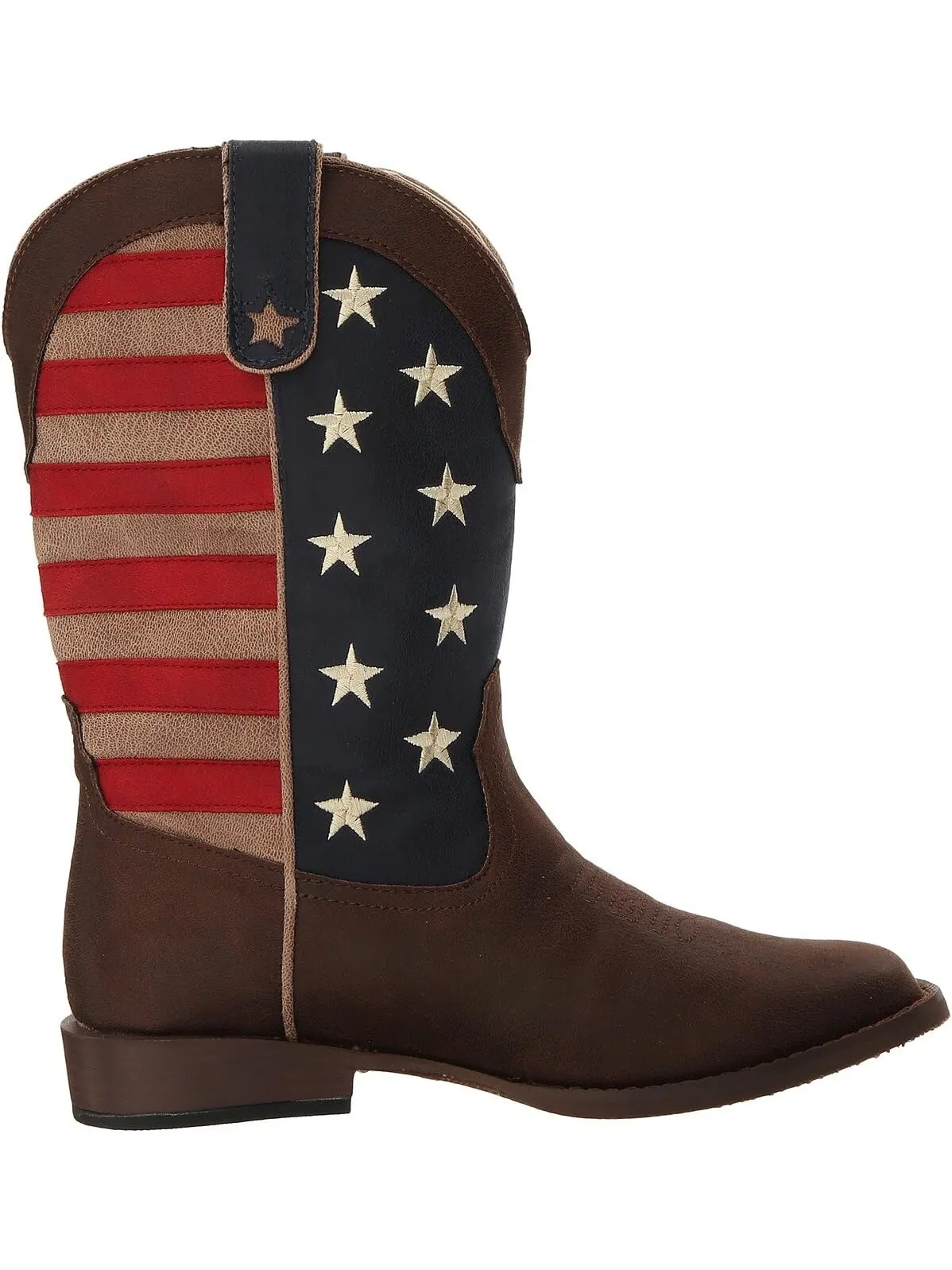Ковбойские сапоги American Patriot Roper — изображение 6 из 7, коричневый