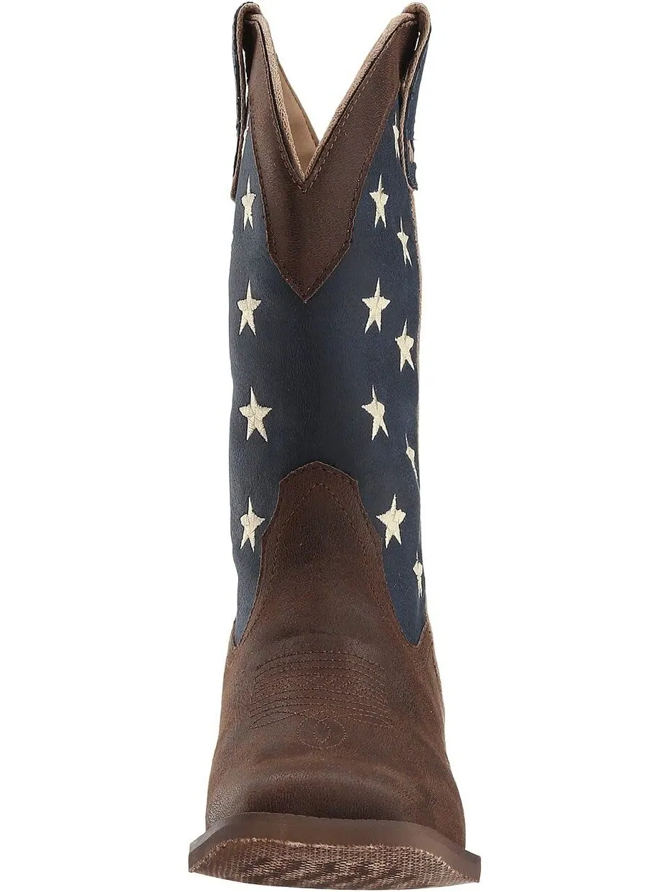 Ковбойские сапоги American Patriot Roper — изображение 7 из 7, коричневый