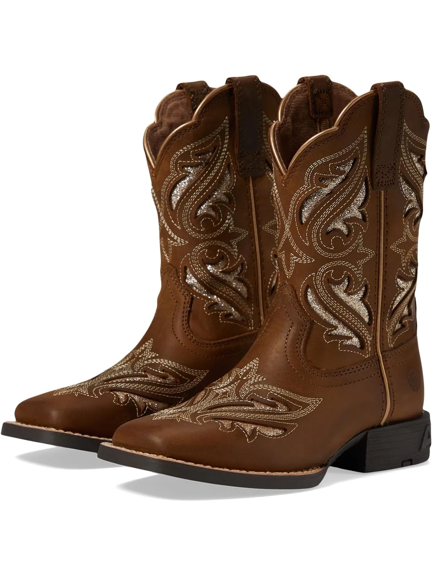 Ковбойские сапоги Round Up Bliss Ariat — изображение 1 из 6, коричневый