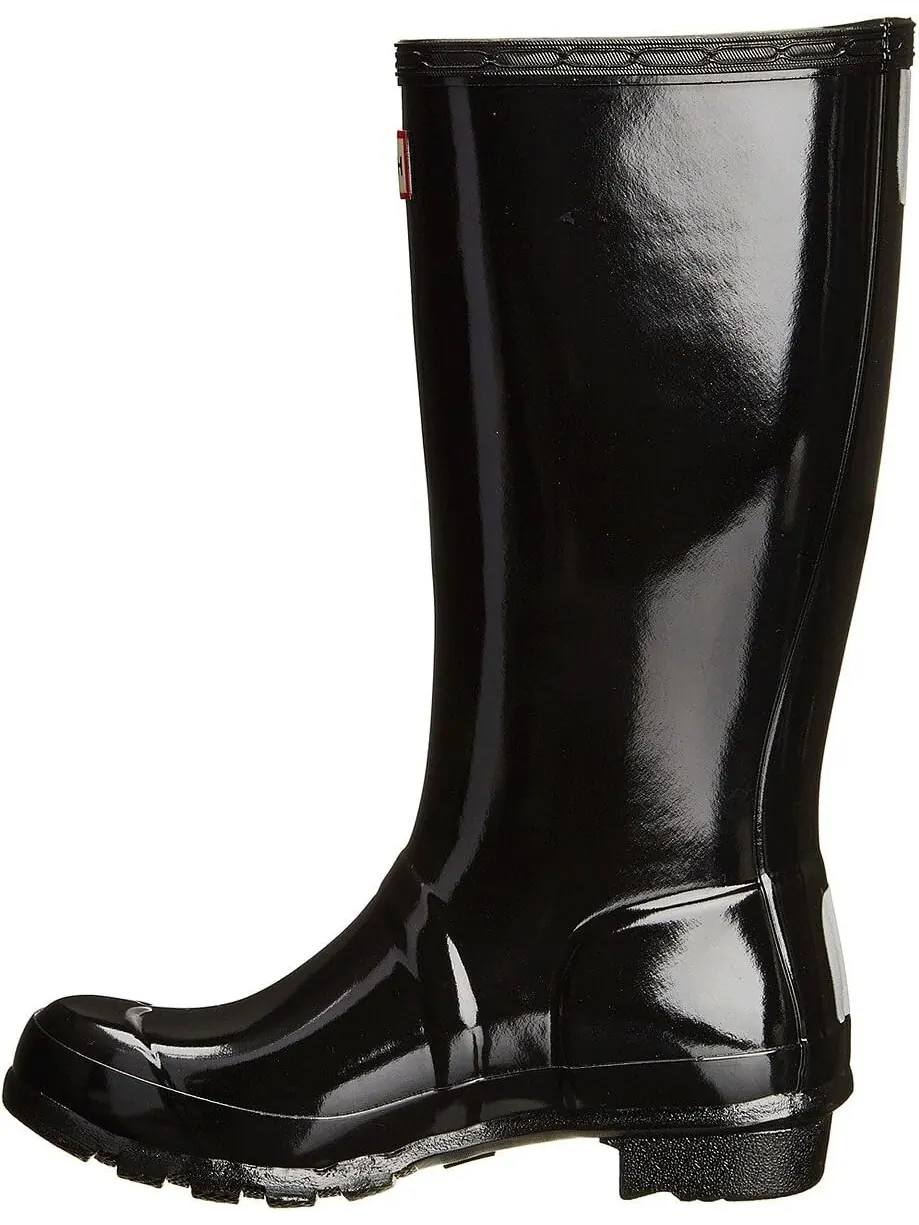 Резиновые сапоги Original Kids' Gloss Rain Boot Hunter — изображение 4 из 7, черный