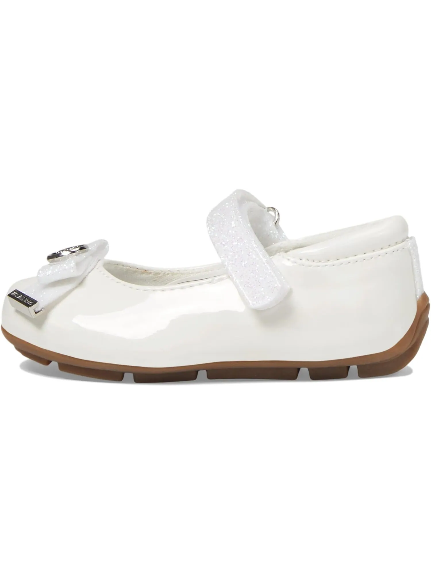 Балетки Rover Bow Glitter MICHAEL Michael Kors — изображение 4 из 5, белый