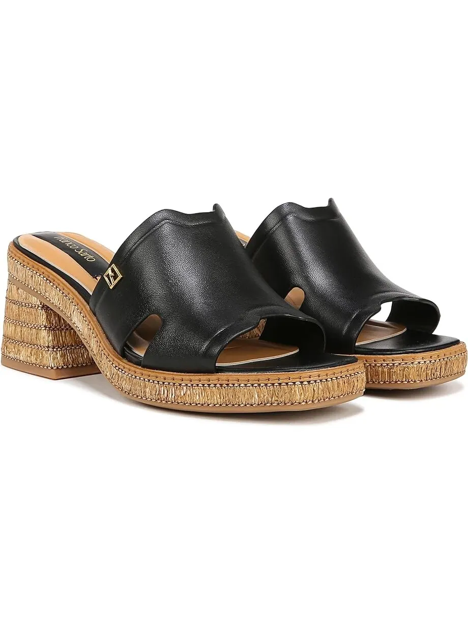 Сандалии Franco Sarto Florence Fashion Slide Heeled — изображение 1 из 4, черный