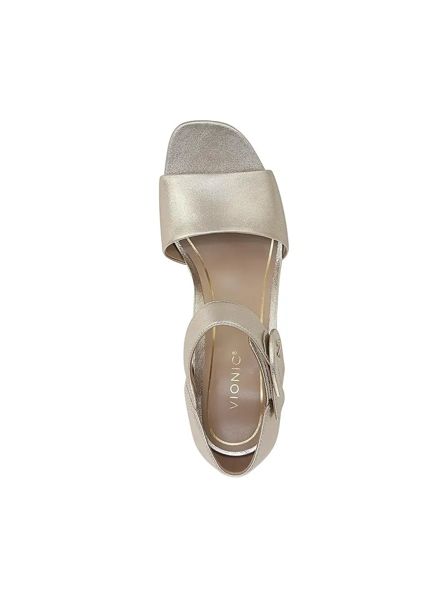 Туфли VIONIC Chardonnay Ankle Straps — изображение 2 из 4, золотистый