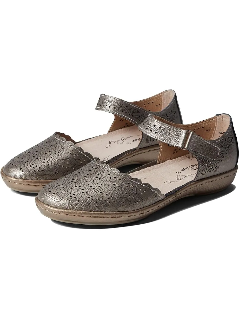 Туфли на плоской подошве Spring Step Sabriye — изображение 1 из 4, олово