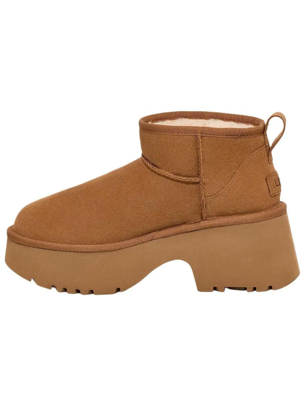 Ботинки UGG Classic Ultra Mini New Heights — изображение 1 из 6, орех