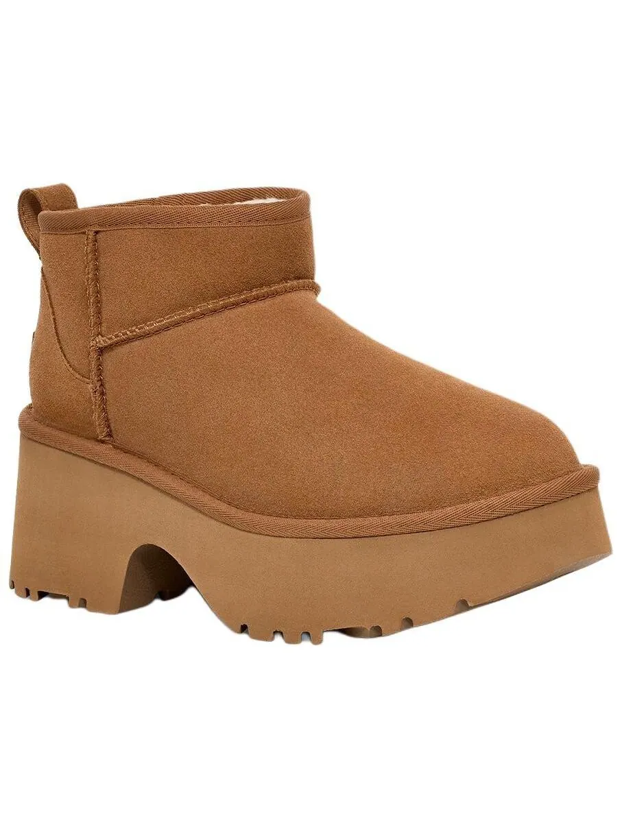 Ботинки UGG Classic Ultra Mini New Heights — изображение 3 из 6, орех