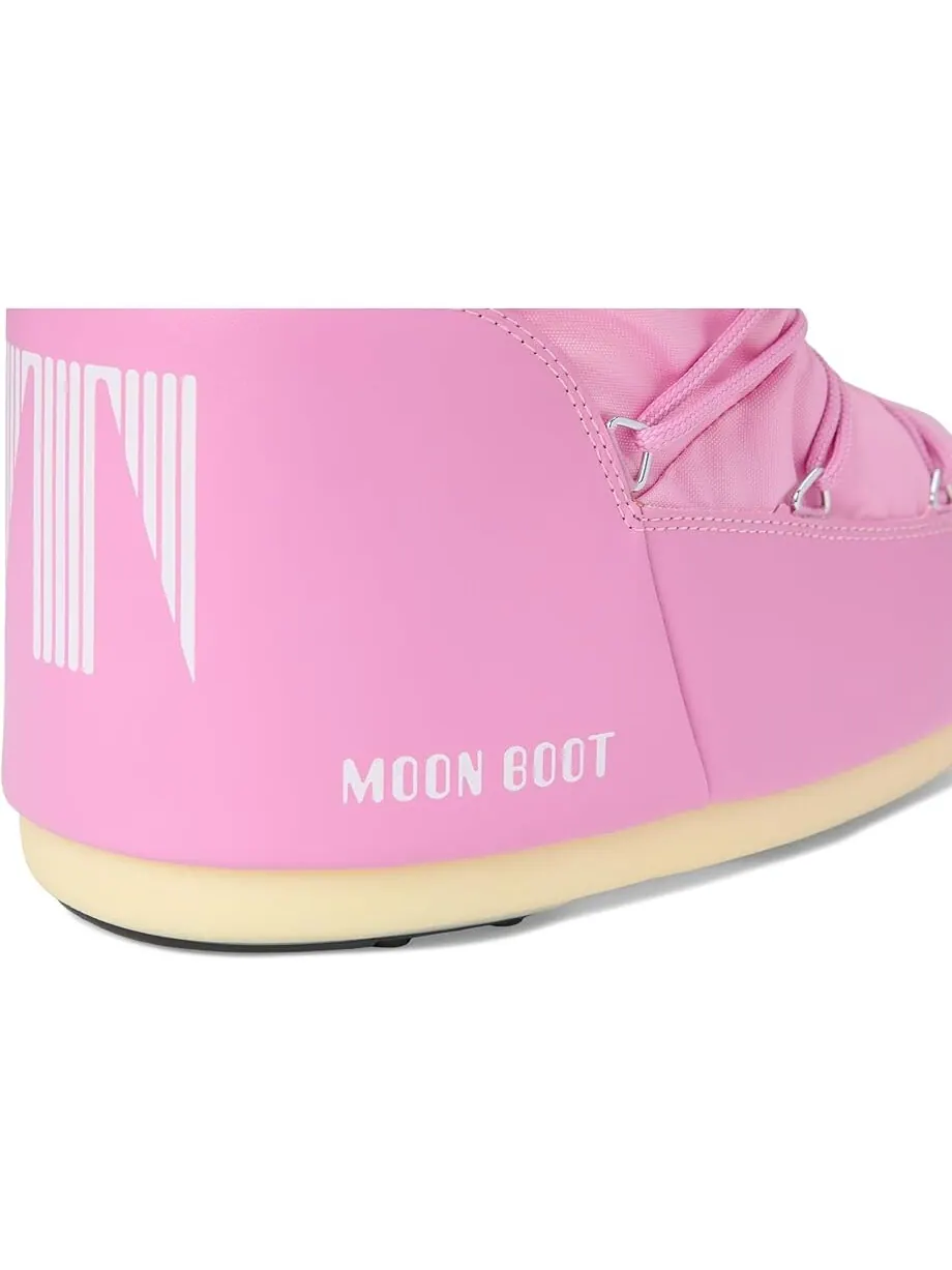 Зимние сапоги Moon Boot с логотипом на толстой подошве — изображение 6 из 7, розовый