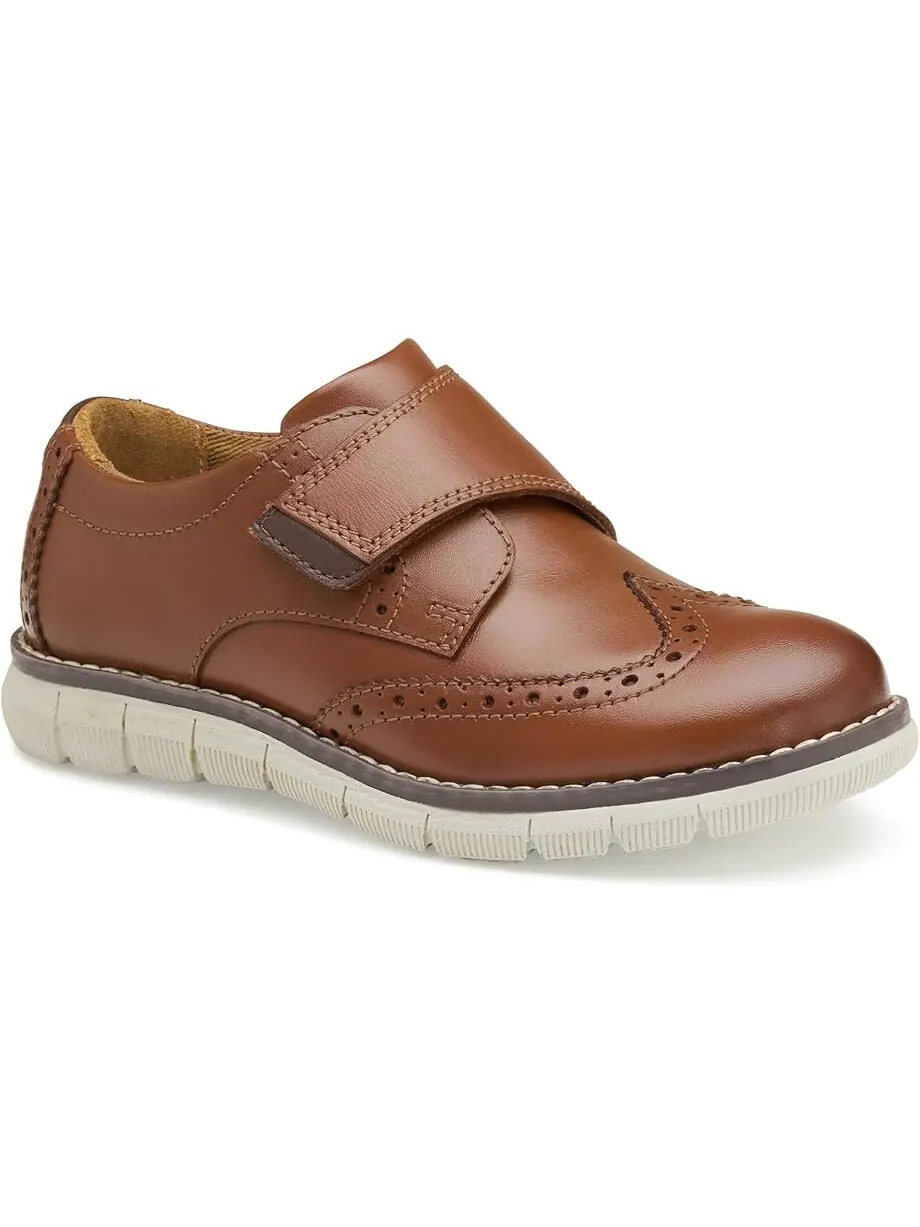 Оксфорды Johnston & Murphy Kids Holden Wing Tip — изображение 6 из 6, бежевый