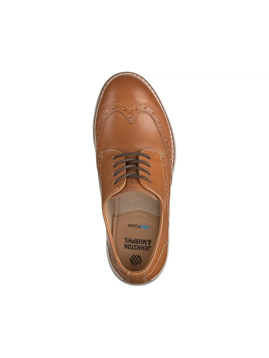 Оксфорды Johnston & Murphy Kids Upton Wingtip — изображение 2 из 6, бежевый