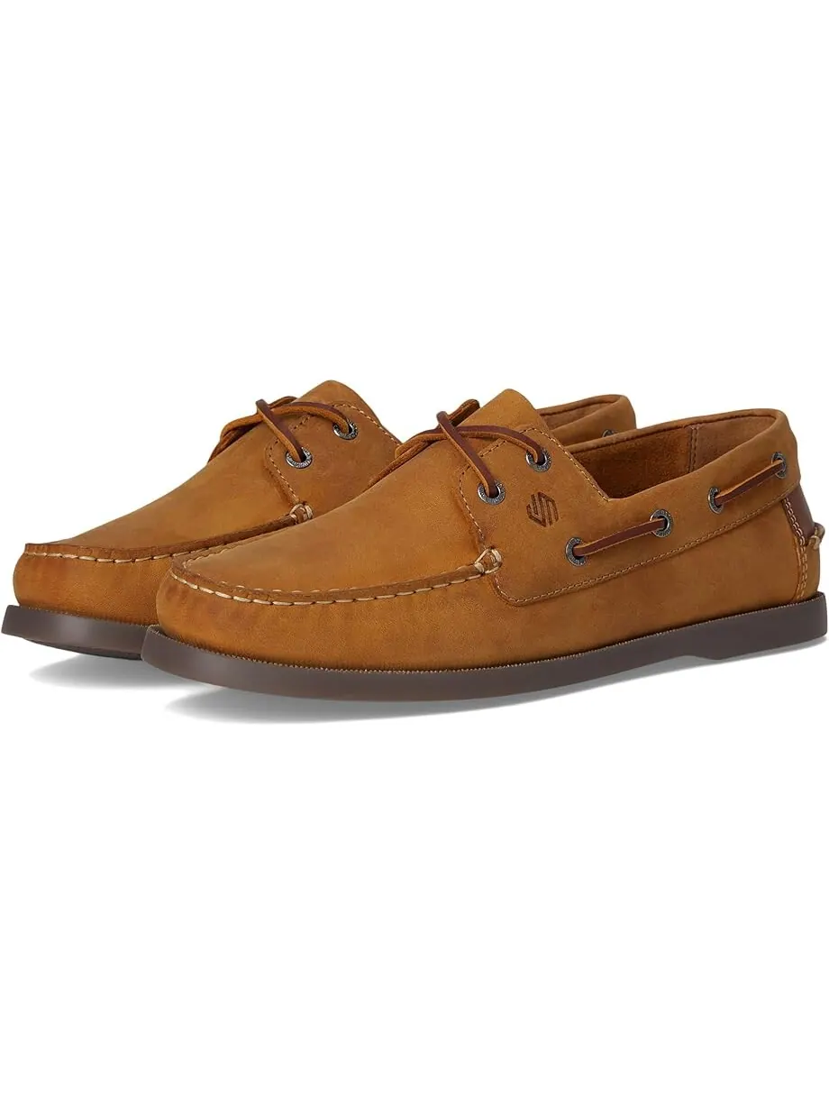 Лоферы Johnston & Murphy Kids Zeke Boat Shoe — изображение 1 из 7, бежевый