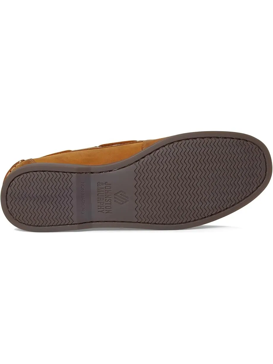 Лоферы Johnston & Murphy Kids Zeke Boat Shoe — изображение 3 из 7, бежевый