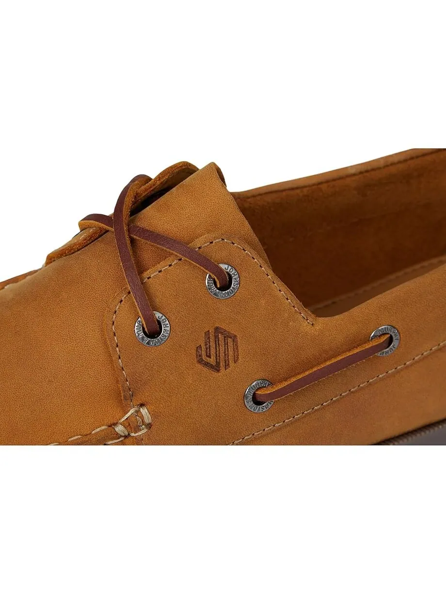Лоферы Johnston & Murphy Kids Zeke Boat Shoe — изображение 6 из 7, бежевый