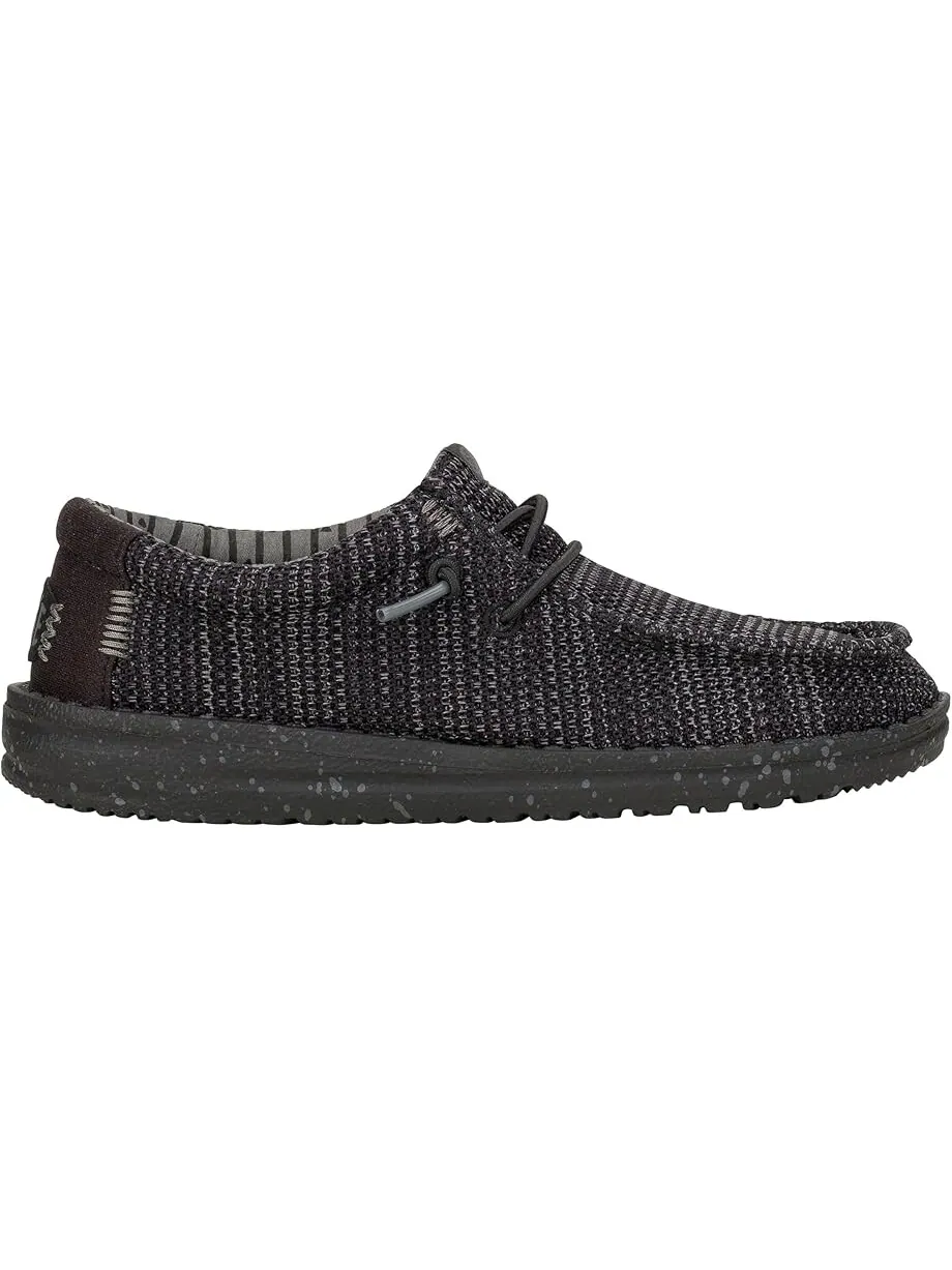 Лоферы Hey Dude Kids Wally Stretch Sox — изображение 6 из 7, черный