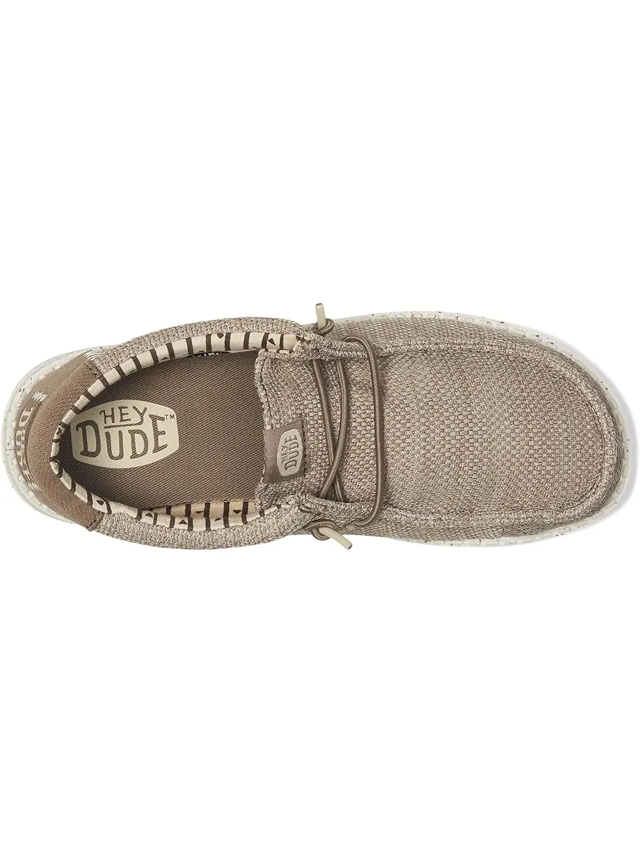 Лоферы Hey Dude Kids Wally Stretch Sox — изображение 2 из 7, ореховый