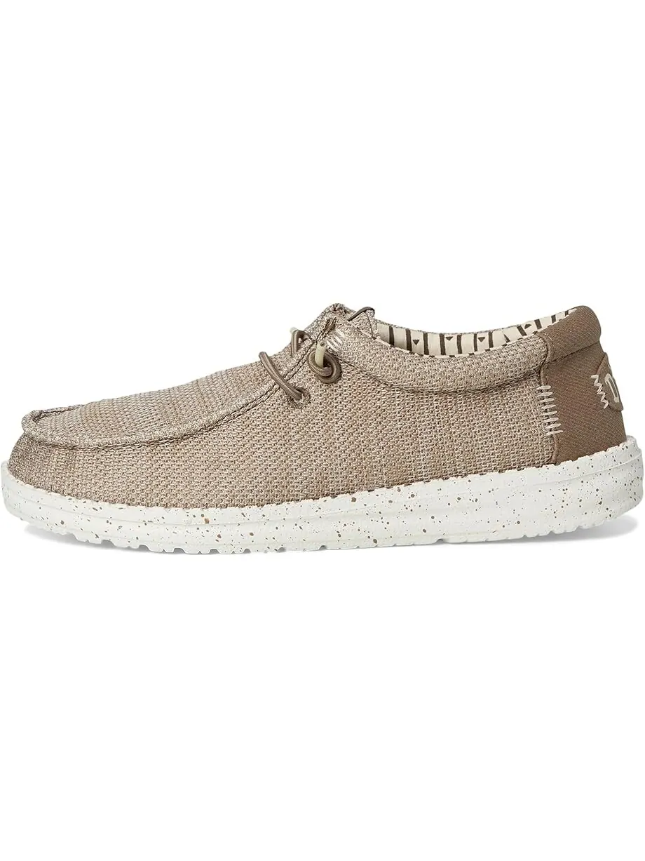 Лоферы Hey Dude Kids Wally Stretch Sox — изображение 4 из 7, ореховый